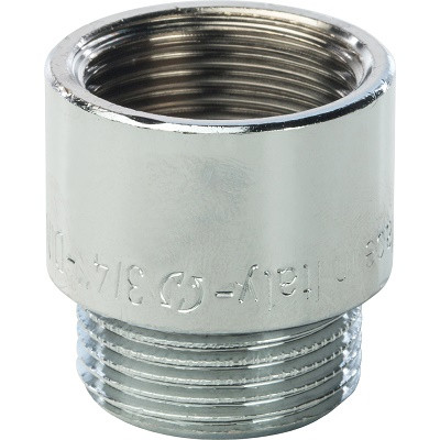 Удлинительная гайка  усилен. 3/4" х 20  хром GF ИТАЛИЯ