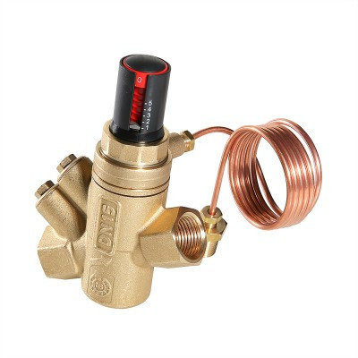 Авт. регулятор переп. давлений регулируемый 1.1/4”, 10-60кПа, 15-6000л/ч, с имп. трубкой 1м VT.043.G