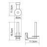 К-5297 Держатель туалетной бумаги WasserKraft