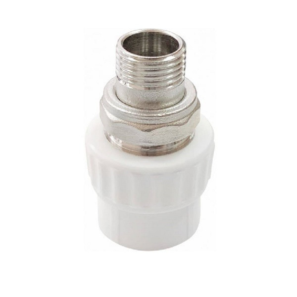 Муфта PP-R бел комб разъем Дн20х3/4" НР д/рад VALFEX 10159120