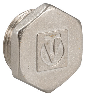 Пробка 3/4" НР лат. ник. VTr.583.N