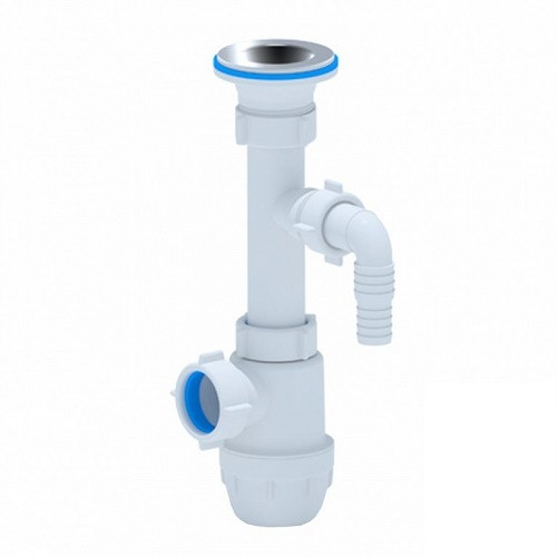 Сифон Ани 1 1/2*40 с отводом стиральной машины C0300