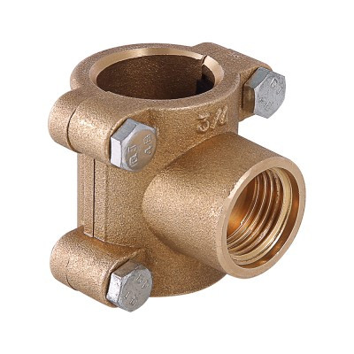 Обойма-тройник ремонтная (водоотвод) 3/4"х1/2"х3/4" VTr.755.G