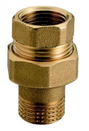 Американка  1 1/2" в/н ЛАТУНЬ с плоским уплотнением Uni-Fitt