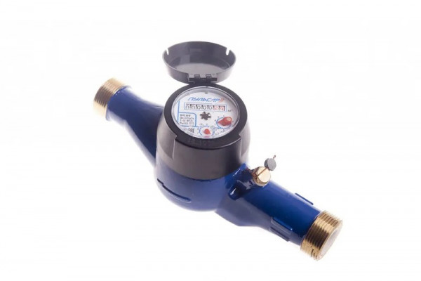 Универсальный счетчик воды «Пульсар М» Ду15 без интерфейса, медный регистр, Qn=1,5 м3/ч