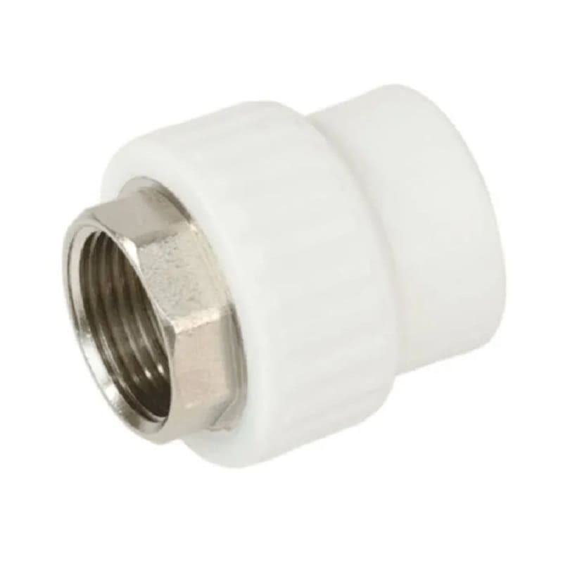 Муфта PP-R бел комб п/ключ Дн75х2 1/2" ВР VALFEX
