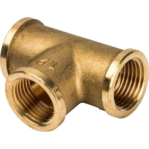 Тройник 1/2" ВВ STOUT