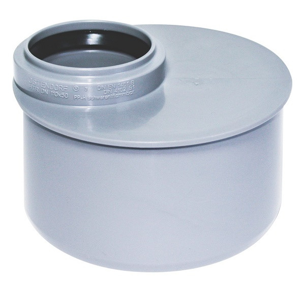 Муфта переходная HTR однораструбная 90х50 (короткая) Ostendorf