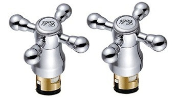 Ремкомплект Маховик с кран-буксой М18 квадратный шток (пара) RK04