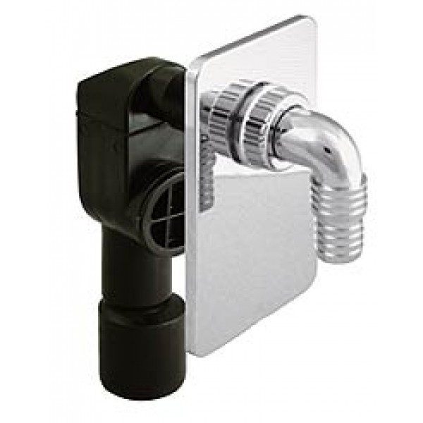 П-4 Внутрестенный сифон для стир/маш (хром) Bonomini Италия