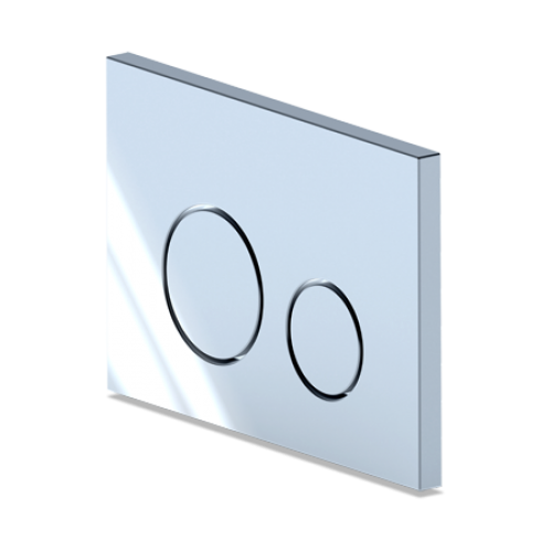 Клавиша WP1310 для системы скрытой установки унитаза, круглая, глянцевая хромированная