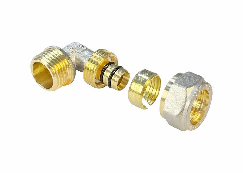 Угольник обжимной с переходом на НР VALFEX 20х3/4" VF.353.N.020034