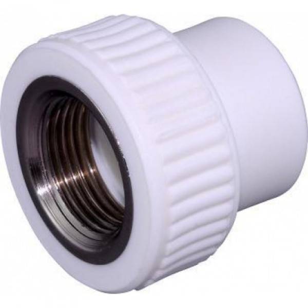 Муфта PP-R бел нап комб Дн32х3/4" вн/р РосТурПласт