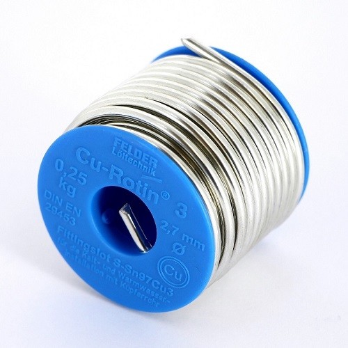 (Felder) Припой №4 мягк.сереб. Sn97Ag3 250г(50)