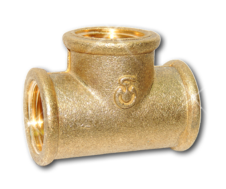 Тройник латунный Ду 20 Цветлит