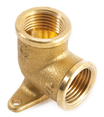 Угольник 1/2" ВВ с креплением STOUT