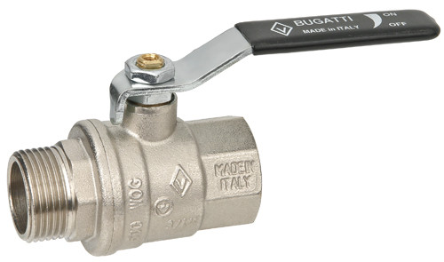 Кран шаровой В-Н стальная ручка 3/4" Bugatti Oregon арт.306