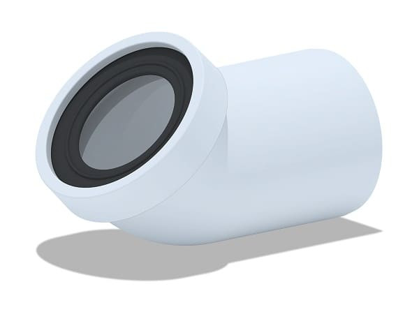 Труба фановая д/унитаза 110мм45 гр. Ани Пласт W4220