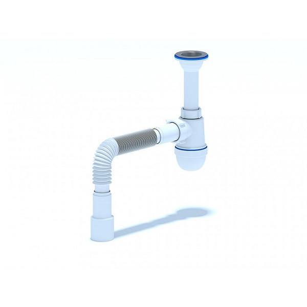 Сифон Ани 1 1/4*40 с гибкой трубой 40х40/50 C2015