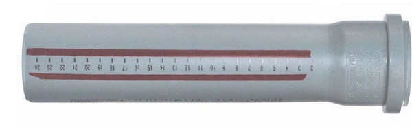 Труба канализационная HTEM однораструбная 110х3000мм Ostendorf