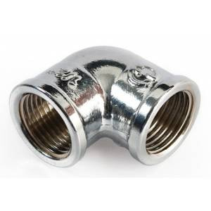 Уголок 1 1/4" в/в  хром-полирован.  GF ИТАЛИЯ