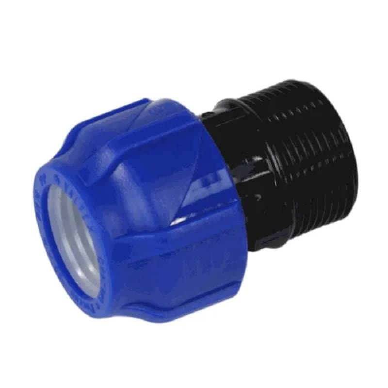 Муфта ПЭ компресс Дн50х1 1/4" ВР Ру16 VALFEX