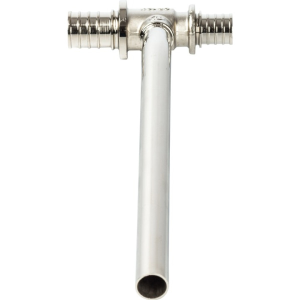 Трубка для подкл-я радиатора, Т-образная 20/15/25 для труб из сшитого полиэтилена аксиальный Stout