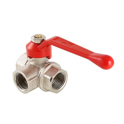 Кран шаровый трёхходовой тип "L" 3/4 VT.360.N.05