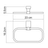 К-5260 Держатель полотенец кольцо WasserKraft