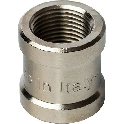 Муфта 1/4" ВВ никель STOUT