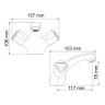 Amper 2903 Смеситель для раковины WasserKraft