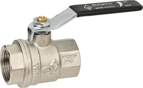 Кран шаровой В-В стальная ручка 1" Bugatti Oregon арт. 301