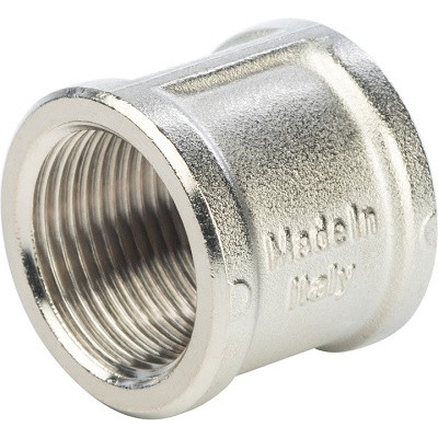 Муфта 3/4" ВВ никель STOUT