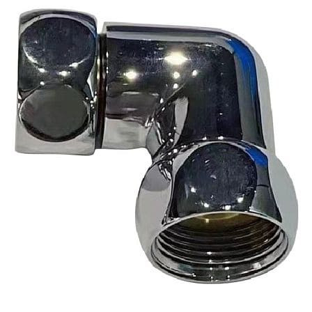 Соединение угловое хром. 3/4"х3/4" с 2 нак.гайками