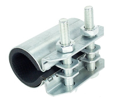 Хомут ремонтный оцин. 1" (краб) Ду 25