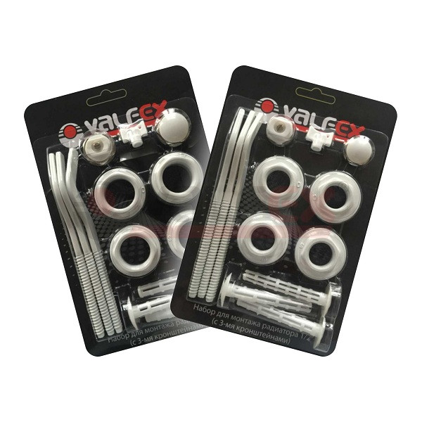 Комплект для монтажа радиаторов с тремя кронштейнами 3/4" VALFEX