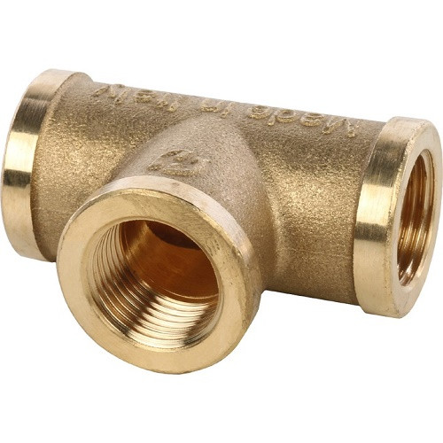 Тройник 3/8" ВВ STOUT