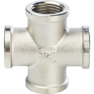 Крестовина никелированная ВВ 1/2" STOUT