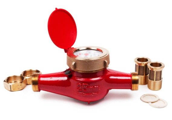 DRH-50, счетчик горячей воды многоструйный сухоход IP68, класс"С" с присоединителями Groen