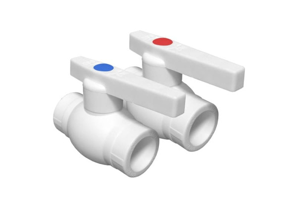 Кран PP-R бел шаровый Дн25 Valfex 10144025