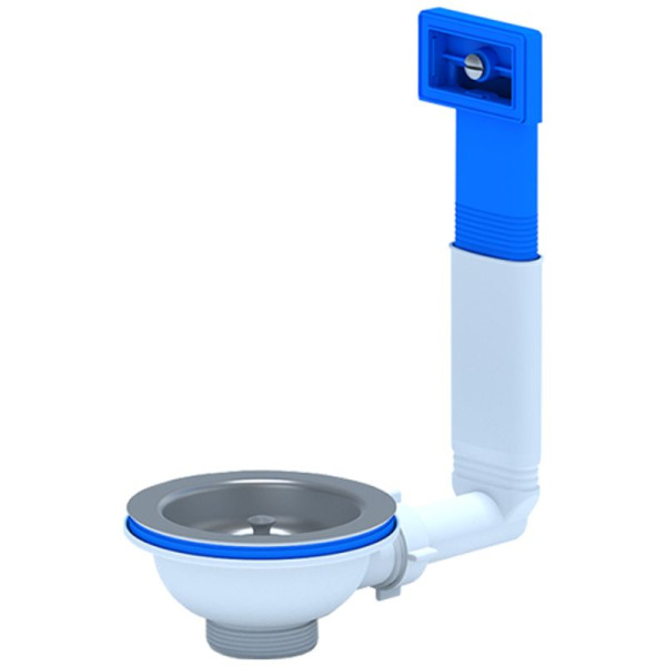 Перелив д/мойки с прямоугол.вертикал.корпус. 3 1/2 АНИ ПЛАСТ N305S