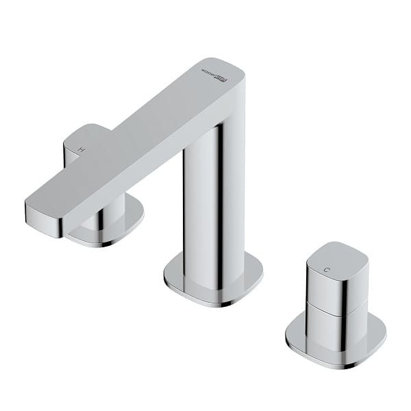 Naab 8635 Встраиваемый смеситель для раковины на 3 отверстия WasserKraft