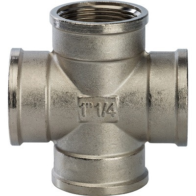 Крестовина никелированная ВВ 1 1/4" STOUT
