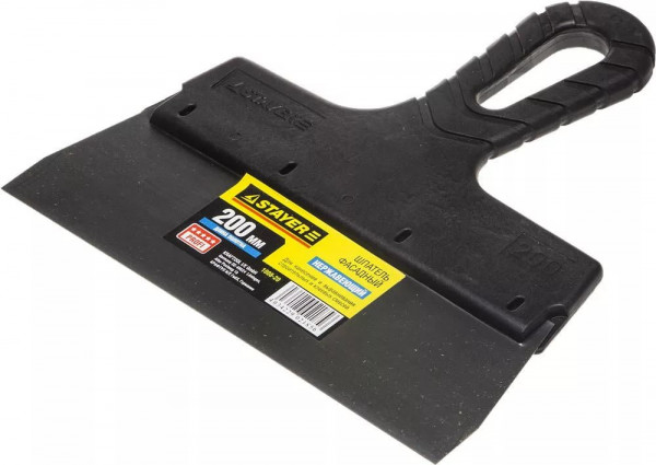 Шпатель  фасадный с пластиковой ручкой, 200 мм