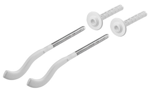 Крепление д/радиат плоское с дюб. 170/7 (белый пласт) (28PLS170) Omec Италия