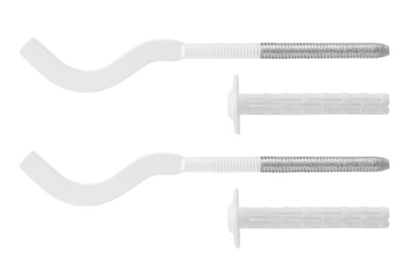 Крепление д/р плоское с дюб. 170/7 (БЕЛЫЙ) (28BS1700) Omec Италия