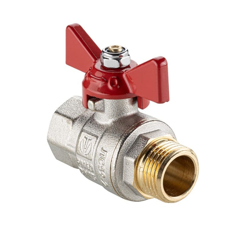 Кран шаровой VALTEC BASE-ГОСТ полнопроходной, 1/2" B-Н ручка бабочка VT.218S.N.04 Кран шаровой VALTEC BASE-ГОСТ полнопроходной, 1/2" B-Н ручка бабочка VT.218S.N.04