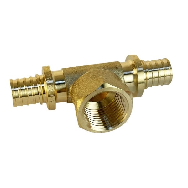 Тройник надвижной с переходом на вн.р. 16(2,2) х 3/4" х 16(2,2) VALFEX