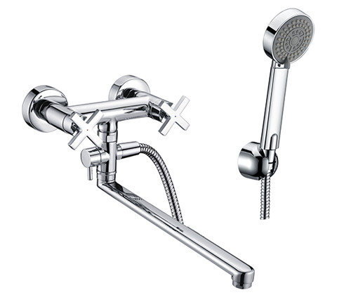 Weser 7802L Смеситель для ванны с длинным изливом WasserKraft