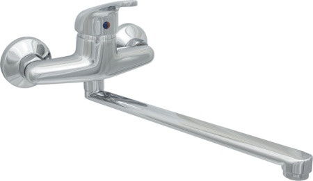 Смеситель настенный д/мойки ЦС 294-2 однор.ниж.плоский излив Стройка Подольск СТ300502